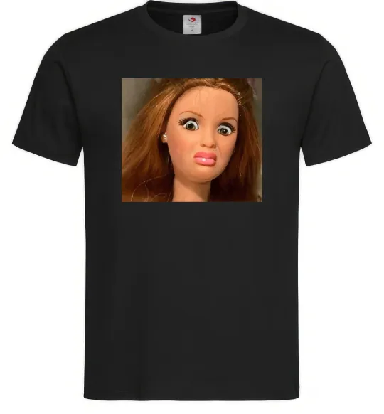Мужская футболка Barbie meme Черный фото
