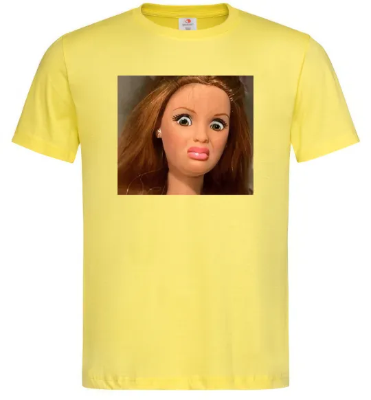 Мужская футболка Barbie meme Лимонный фото
