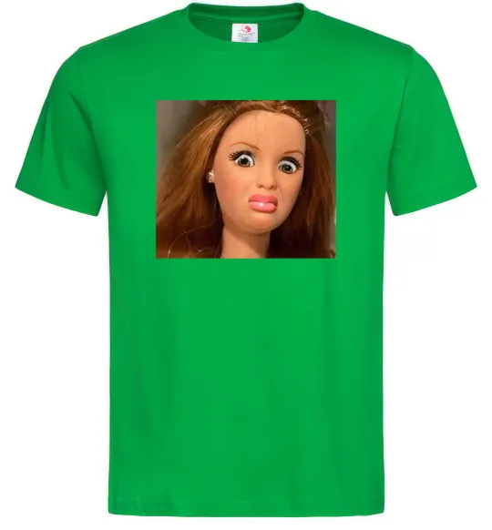 Мужская футболка Barbie meme Зеленый фото