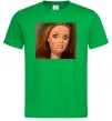 Мужская футболка Barbie meme Зеленый фото