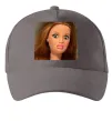 Кепка Barbie meme Серый фото