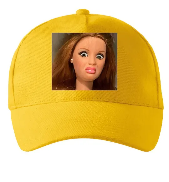 Кепка Barbie meme Солнечно желтый фото