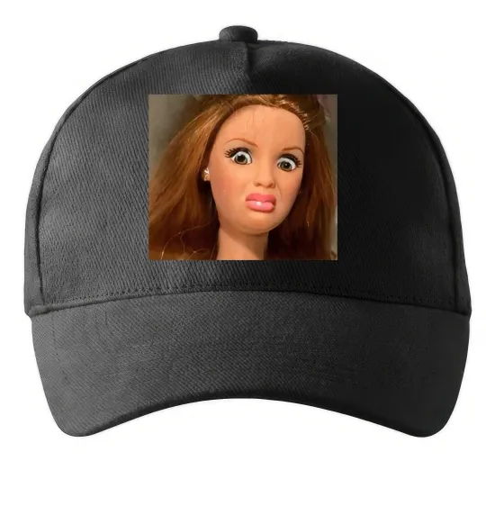 Кепка Barbie meme Черный фото
