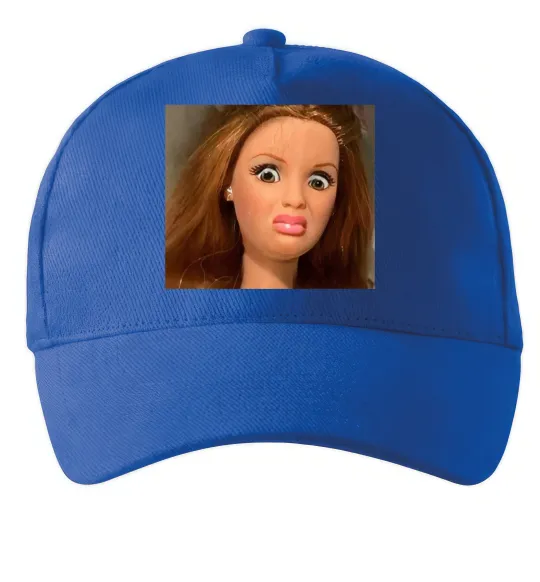 Кепка Barbie meme Ярко-синий фото