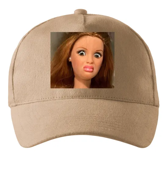 Кепка Barbie meme Песочный фото