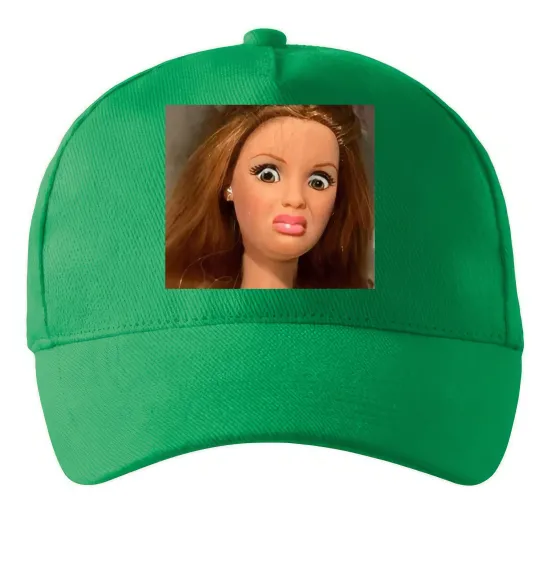 Кепка Barbie meme Зеленый фото