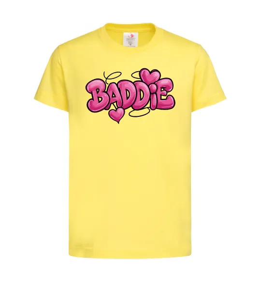 Детская футболка Baddie Лимонный фото