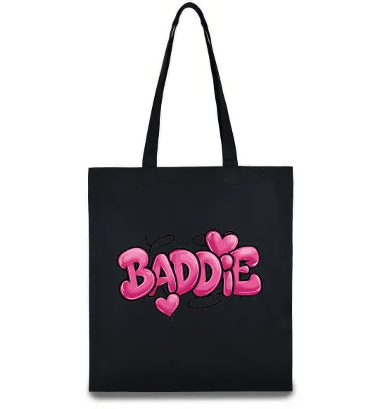 Эко-сумка Baddie Черный фото