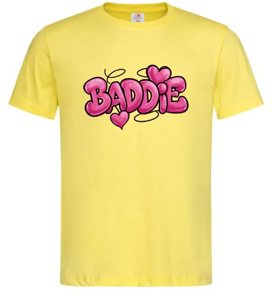 Чоловіча футболка Baddie Лимонний фото