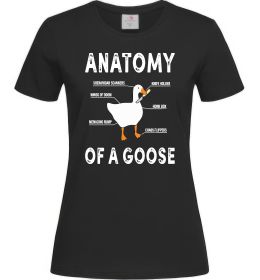 Женская футболка Anatomy of goose