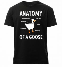 Мужская премиум футболка Anatomy of goose