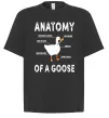 Футболка Оверсайз Anatomy of goose Черный фото