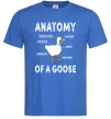 Мужская футболка Anatomy of goose Ярко-синий фото