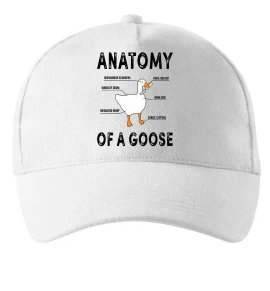 Кепка Anatomy of goose Білий фото