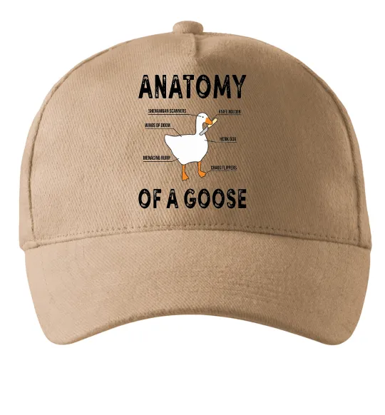 Кепка Anatomy of goose Пісочний фото