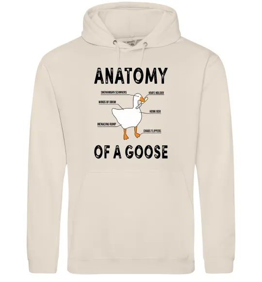 Мужская толстовка (худи) Anatomy of goose Таш фото