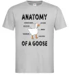 Мужская футболка Anatomy of goose Серый фото