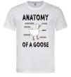 Мужская футболка Anatomy of goose Белый фото