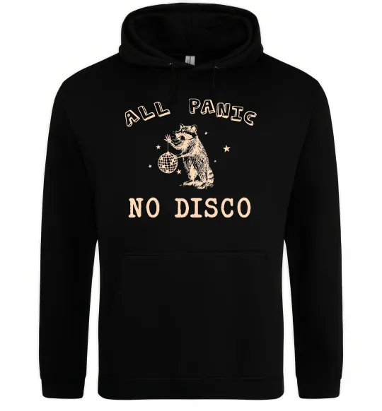 Мужская толстовка (худи) All panic No disco Черный фото