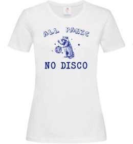 Женская футболка All panic No disco