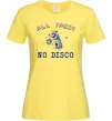 Женская футболка All panic No disco Лимонный фото