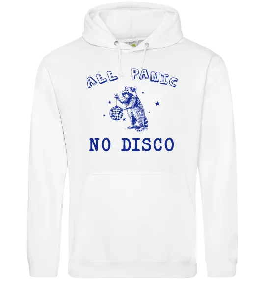 Мужская толстовка (худи) All panic No disco Белый фото