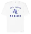 Футболка Оверсайз All panic No disco Білий фото