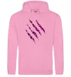 Женская толстовка (худи) Рожеві подряпини Розовый фото