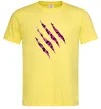 Чоловіча футболка Рожеві подряпини Лимонний фото
