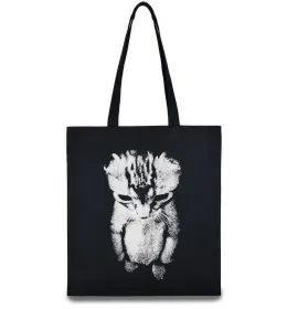 Эко-сумка Котик Y2K Черный фото