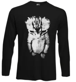 Лонгслив Котик Y2K Черный фото