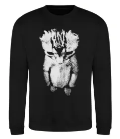 Свитшот Котик Y2K Черный фото