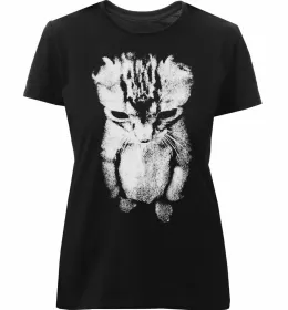 Женская премиум футболка Y2K Kitty Белый фото