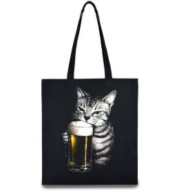 Эко-сумка Кіт з пивом