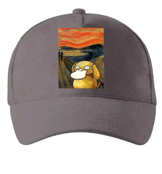 Кепка Psyduck scream Серый фото