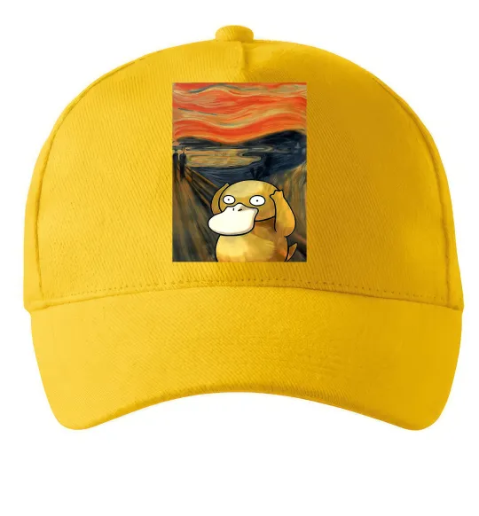 Кепка Psyduck scream Солнечно желтый фото