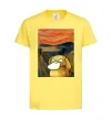 Дитяча футболка Psyduck scream Лимонний фото