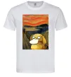 Мужская футболка Psyduck scream Белый фото