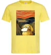 Мужская футболка Psyduck scream Лимонный фото