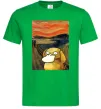 Мужская футболка Psyduck scream Зеленый фото
