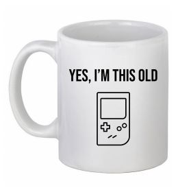 Чашка керамическая I`m this old Tetris