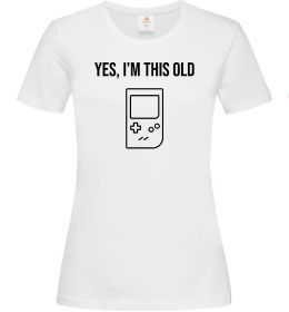 Жіноча футболка I`m this old Tetris