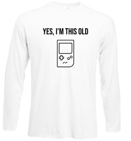 Лонгслив I`m this old Tetris