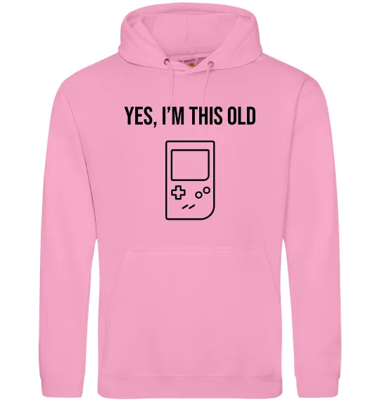 Жіноча толстовка (худі) I`m this old Tetris Рожевий фото