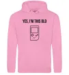 Жіноча толстовка (худі) I`m this old Tetris Рожевий фото