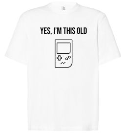 Футболка Оверсайз I`m this old Tetris