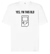 Футболка Оверсайз I`m this old Tetris Білий фото