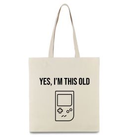 Эко-сумка I`m this old Tetris