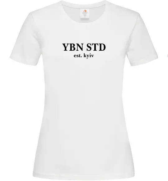 Женская футболка YBN STD Белый фото