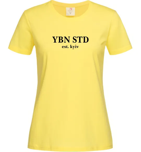 Женская футболка YBN STD Лимонный фото